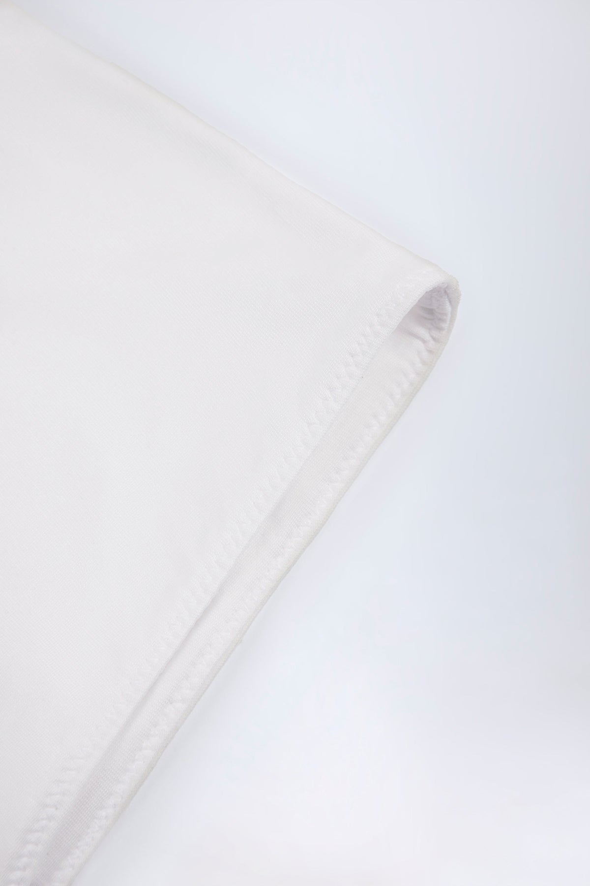 Slinky Jersey Low-Rise Hotpants in White