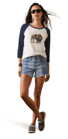 Ariat Women's Painted Dreams 3/4 Sleeve Tee 10043408