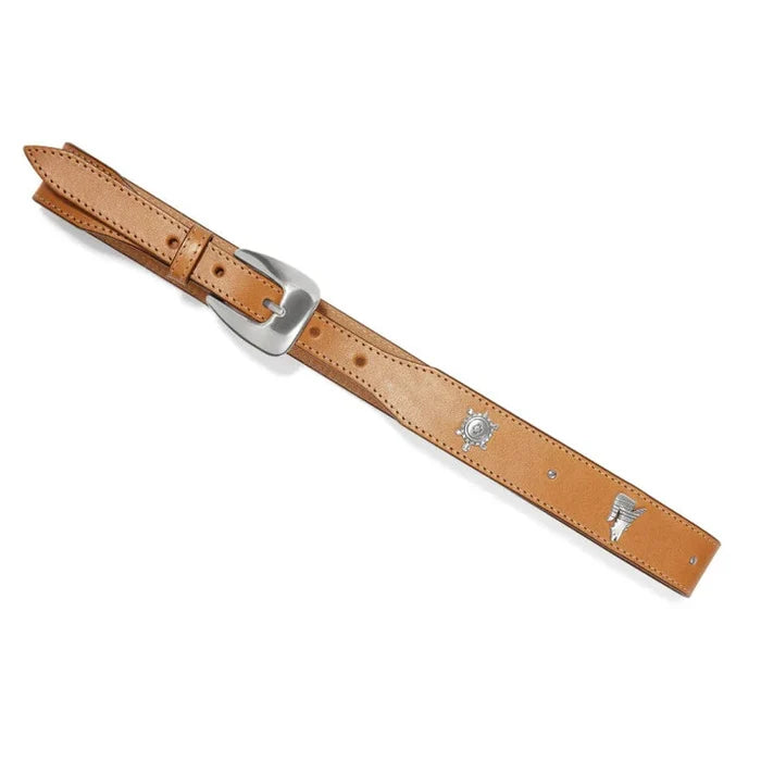 Bandits Ladies Light Brown Desert Friends Leather Belt B60474