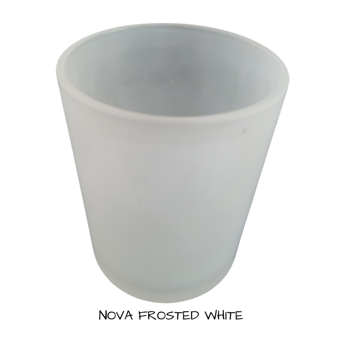 Candle Jar - Nova Frosted White