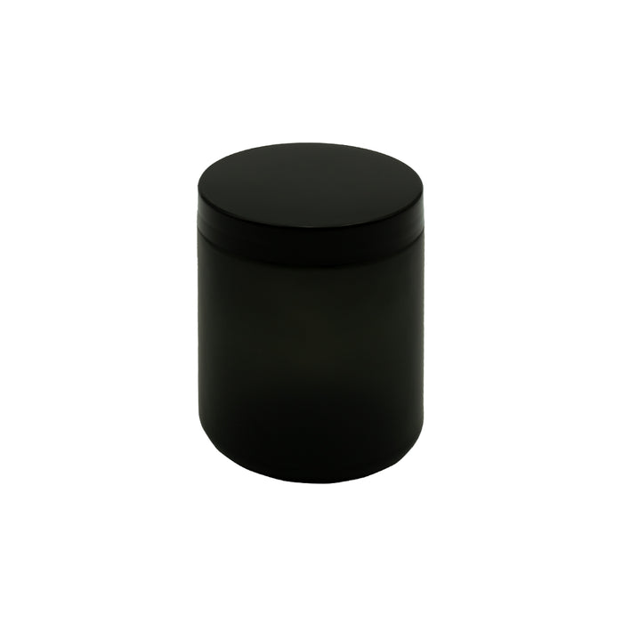 Candle Jar - Ocher Frosted Black