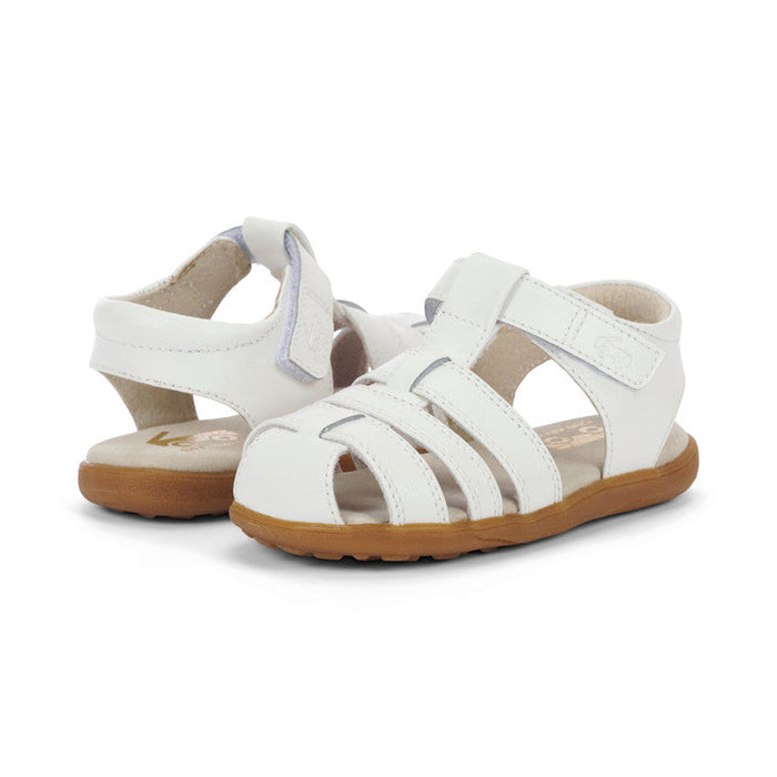 Gloria V Sandal - White - Wee Bee Baby Boutique