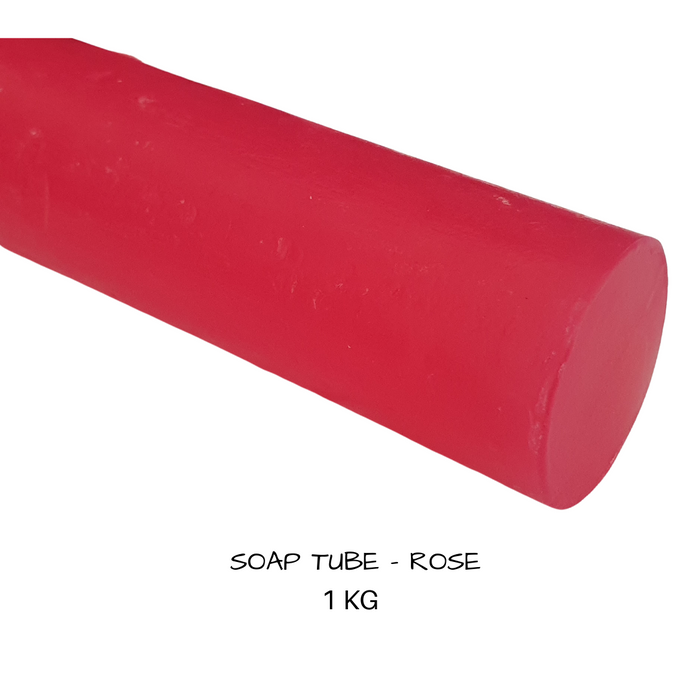 Glycerine Soap Base - Rose 1 kg Tubes