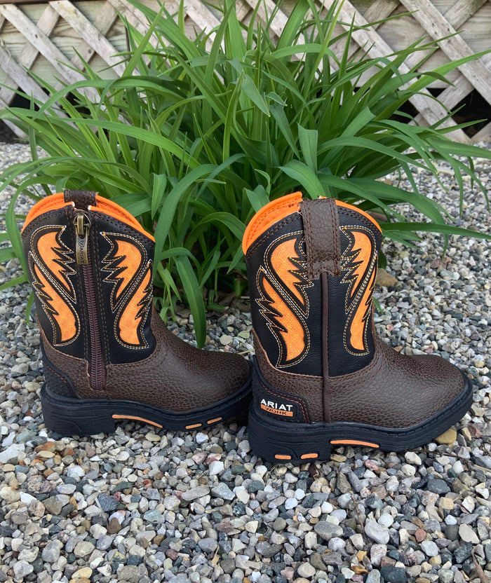 Ariat Lil' Stomper Toddler Intrepid Western Cowboy Boot A441002802-Painted Cowgirl Western Store