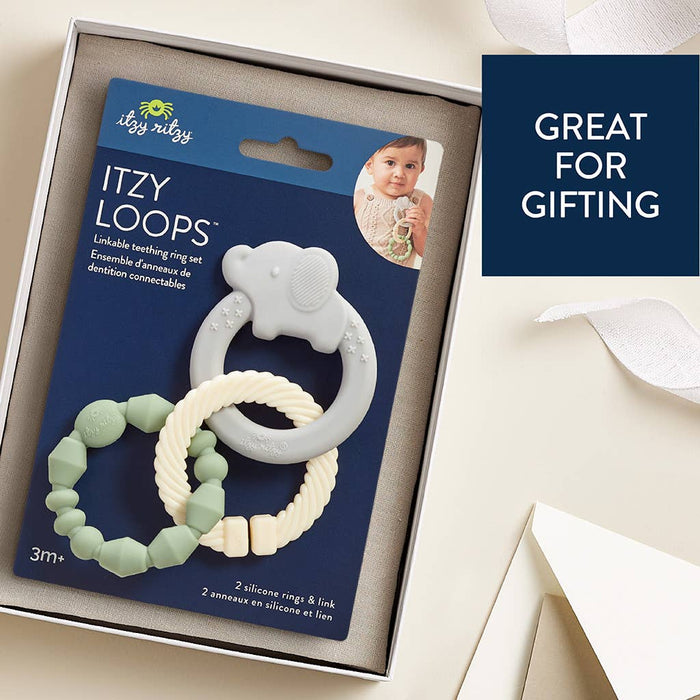Itzy Loops - Elephant - Wee Bee Baby Boutique