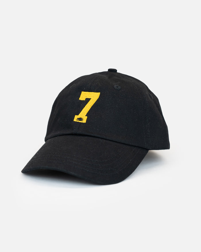 ART OF MUFC No. 7 Cap | United Black Embroidered Football Hat