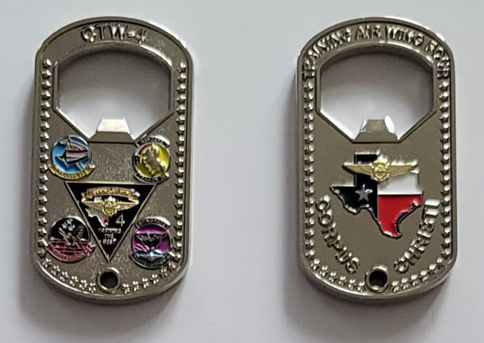 Officially Licensed Training Wing TW-4 Bottle Opener Coin