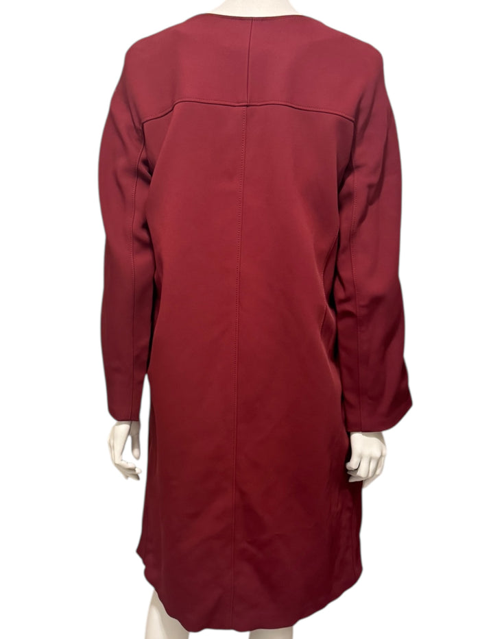 Pamella Roland Red Tailored Dress & Jacket Set – L