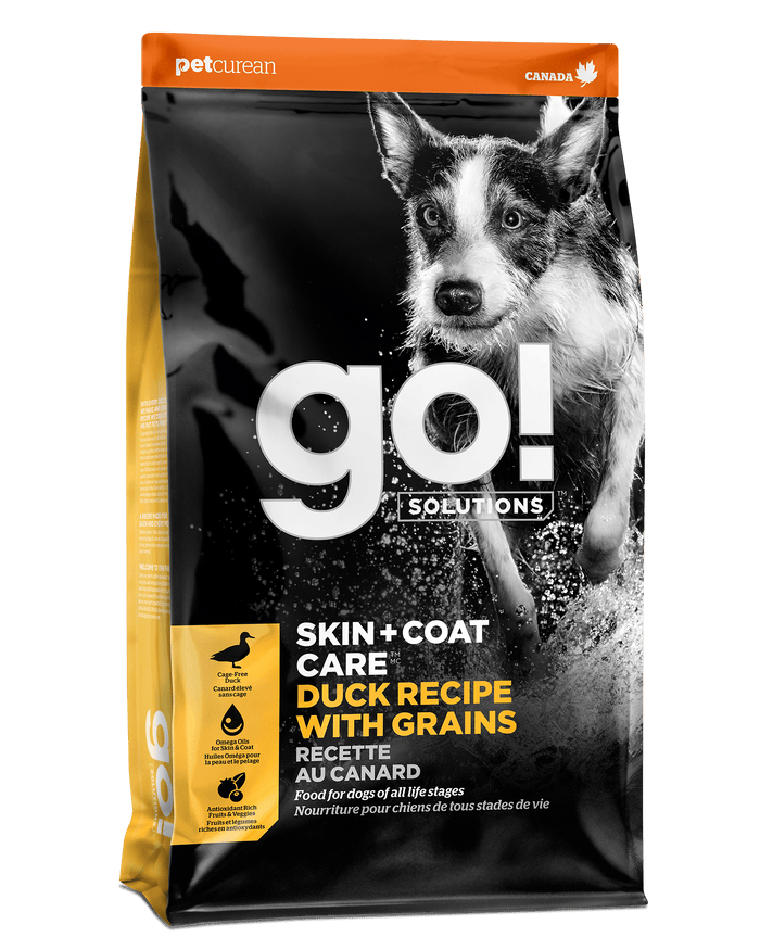Petcurean SKIN + COAT CARE DUCK RECIPE WITH GRAINS DRY DOG FOOD