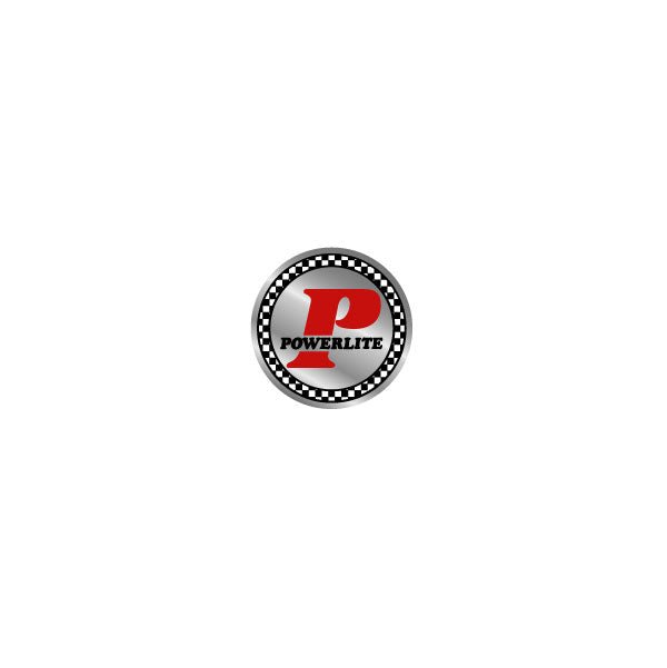 Powerlite - Early round Chrome decal