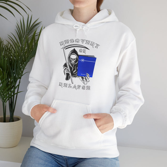 Recovery Or Relapse Reaper dtg Hoodie