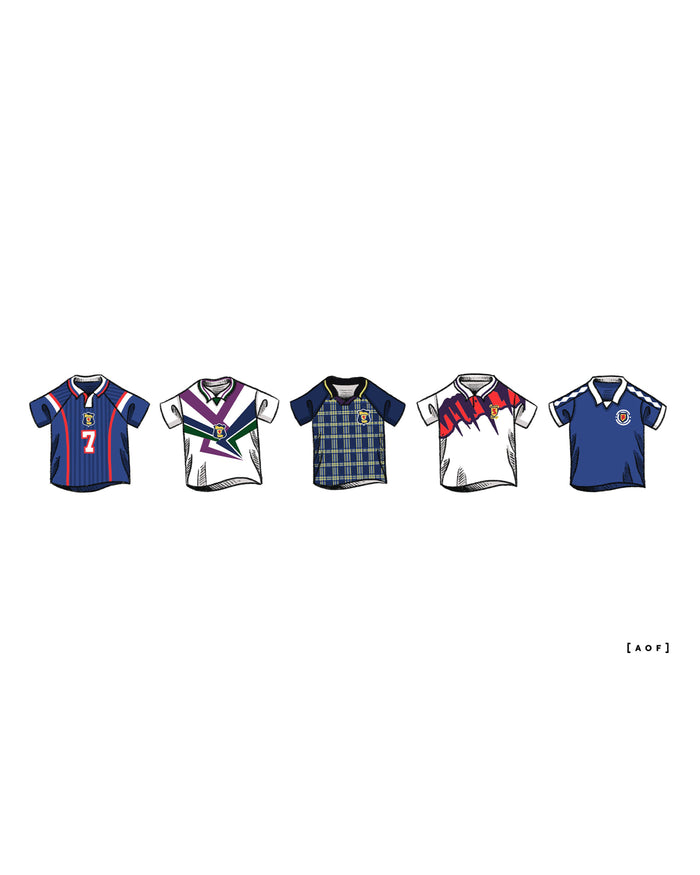 ART OF Scotland Classics Framed Print | Football Wall Art