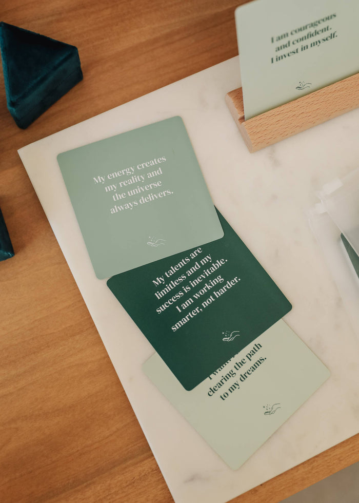 Shower Affirmation™ Cards - Abundance - Pine & Moss