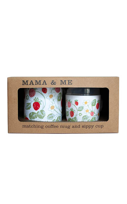 Strawberry Mama and Me Cup Set - Wee Bee Baby Boutique
