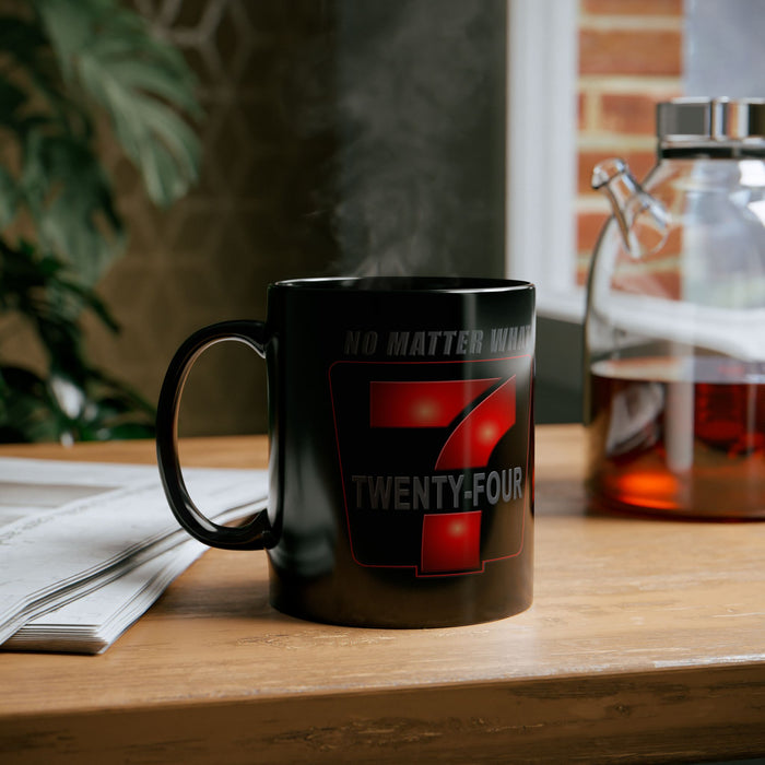 24/7 No Matter What 11/15oz Black AA/NA Ceramic Mug