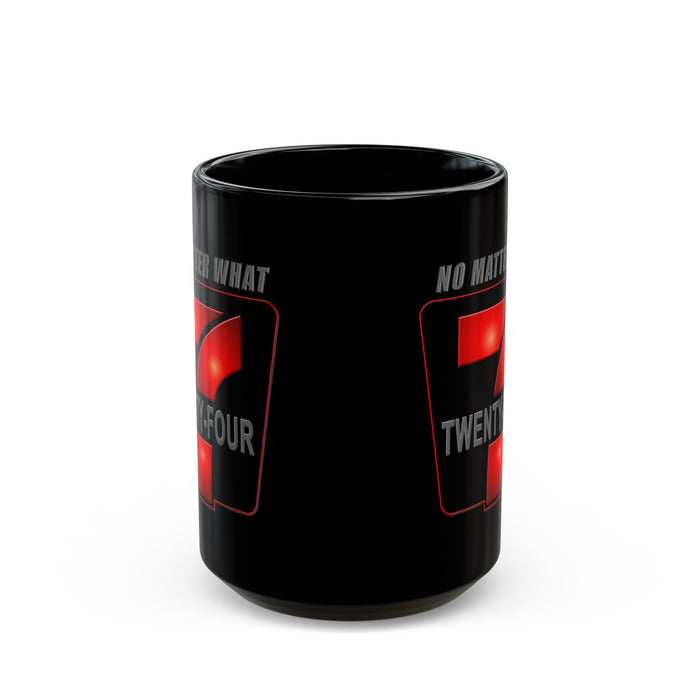 24/7 No Matter What 11/15oz Black AA/NA Ceramic Mug