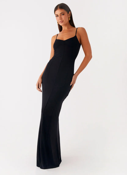 Serene Escape Maxi Dress - Black