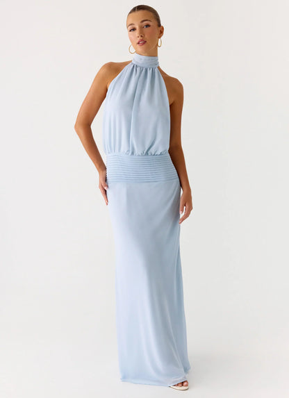 Lalia Maxi Dress - Pale Blue