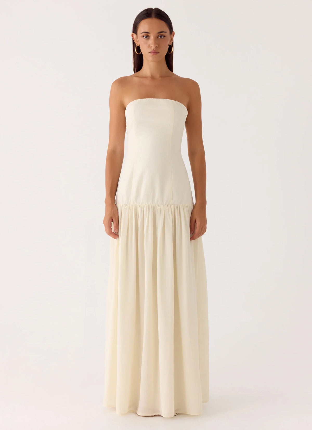 Slowing Tide Maxi Dress - Ivory
