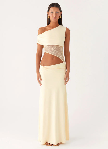 Love Motion Maxi Dress - Lemon