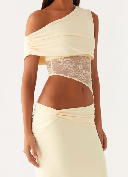 Love Motion Maxi Dress - Lemon