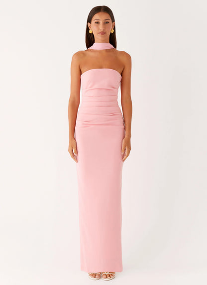 Libra Maxi Dress - Pink