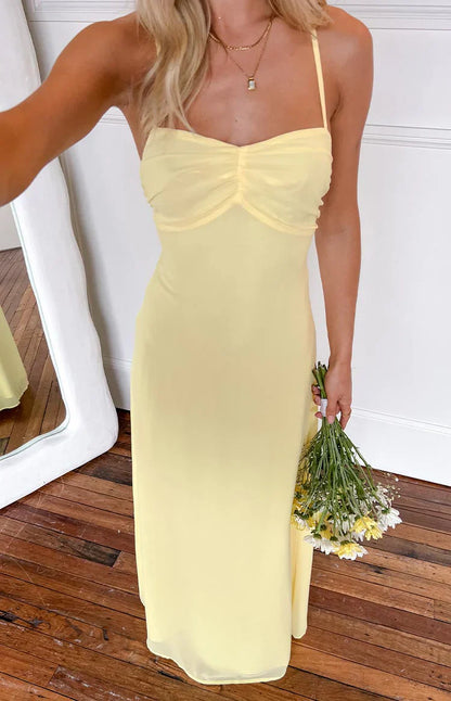 Arabelle Yellow Maxi Dress