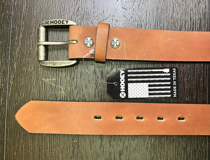 Hooey Men's Tan Bomber Belt HMBLT042-Painted Cowgirl Western Store