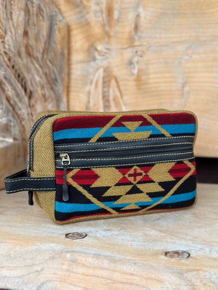El Paso Woven Southwest Travel Toiletry Bag
