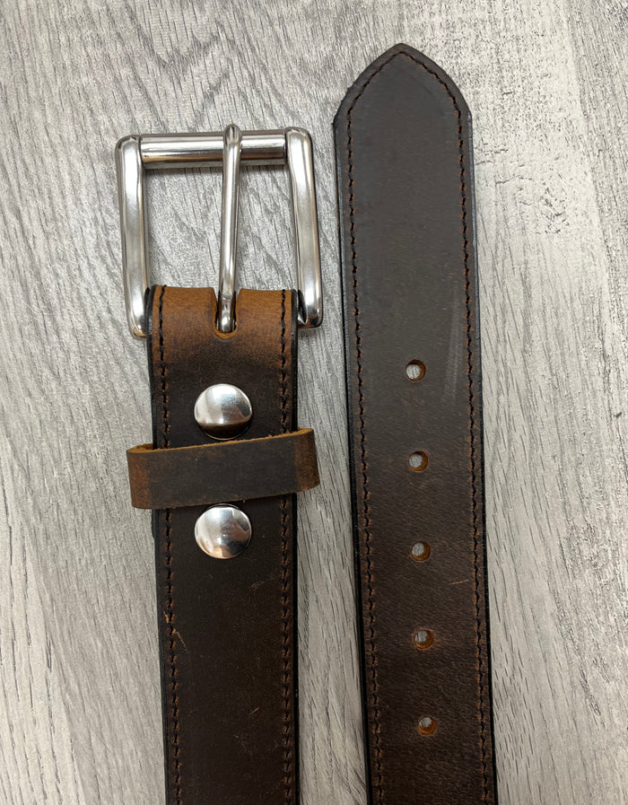Kentucky Leather Works Brown Unisex Belt Ryann 1450-Painted Cowgirl Western Store