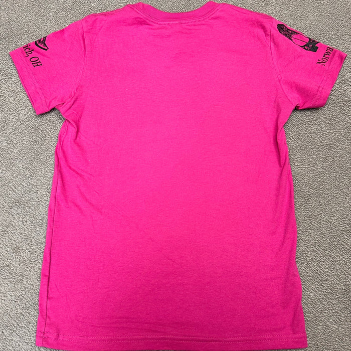 Painted Cowgirl Youth Hot Pink Logo Tee 3001Y-PNK-Painted Cowgirl Western Store