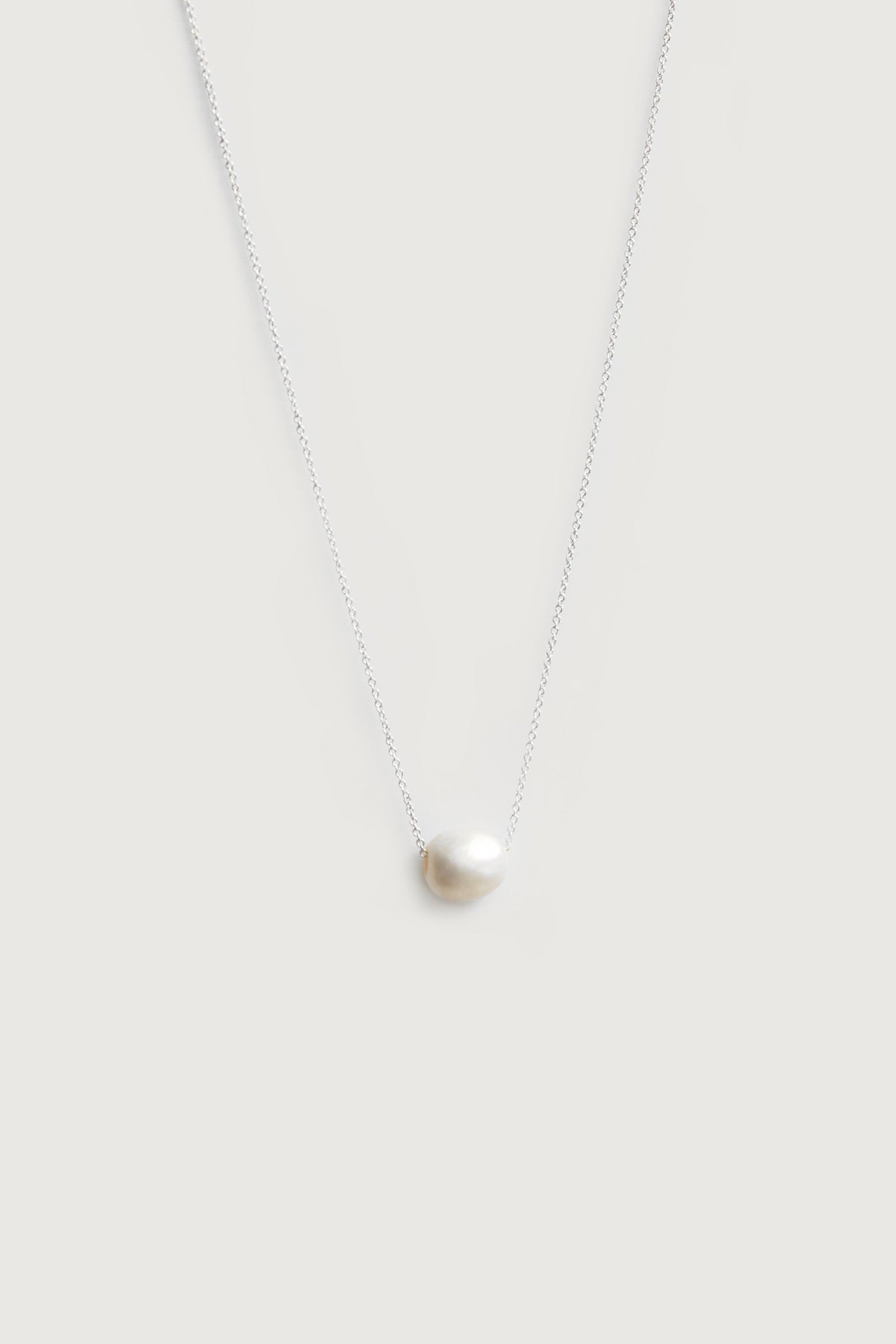 NATURAL PEARL CHAIN NECKLACE