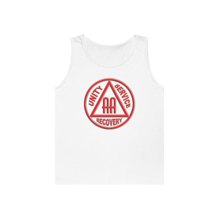 AA Red & Black AA Symbol dtg Tank Top