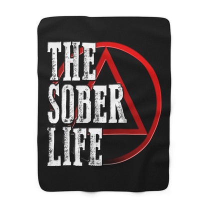 AA The Sober Life Fleece Blanket