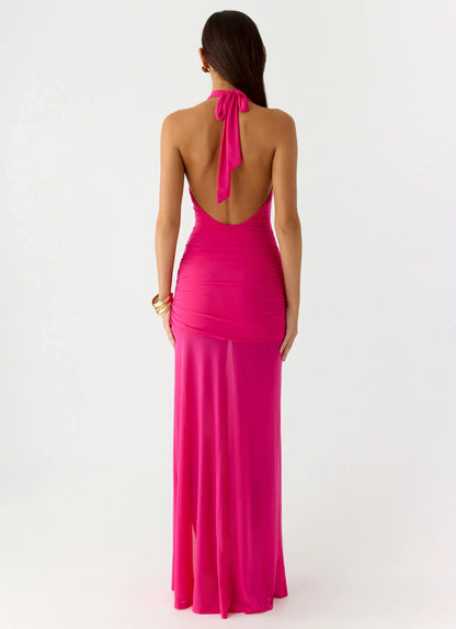 Island Muse Dress - Fuchsia