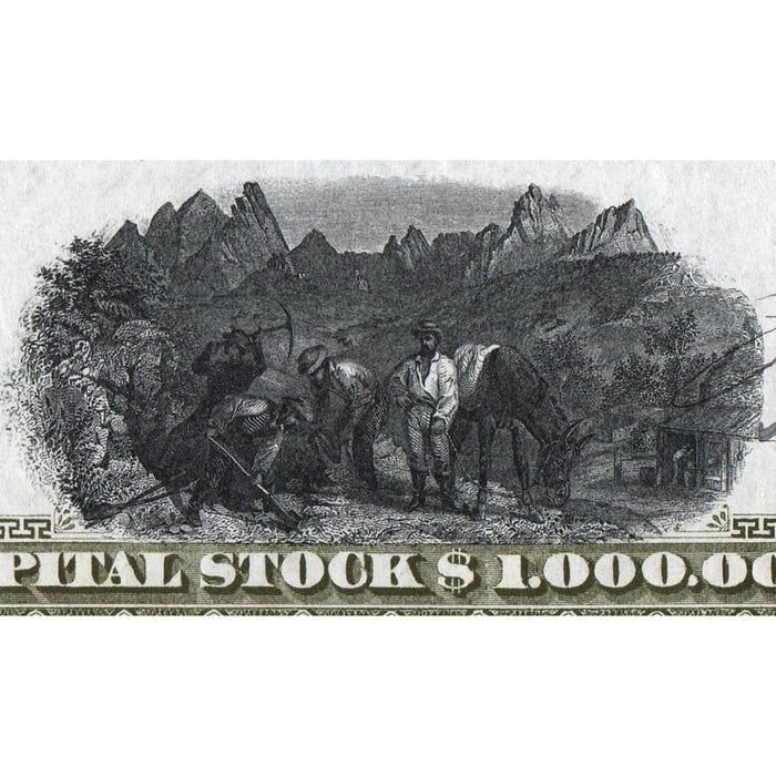 Alaska United Gold Mining Company San Francisco California Stock Certificate