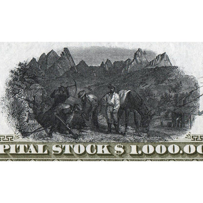 Alaska United Gold Mining Company San Francisco California Stock Certificate