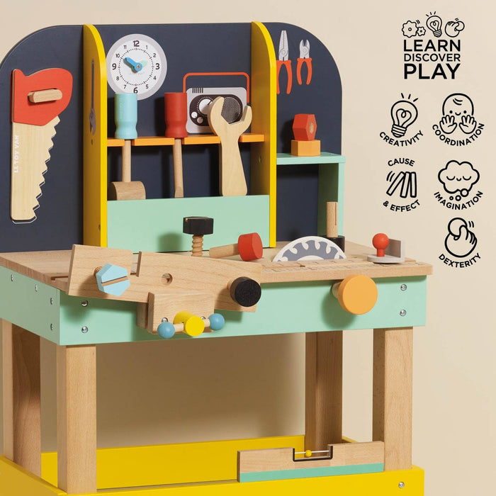 Alex's Wooden Toy Work Bench - Wee Bee Baby Boutique