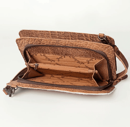 American Darling Hair On Cowhide Crossbody Wallet Clutch Purse ADBG807