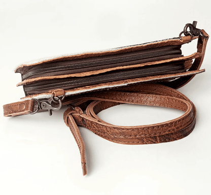 American Darling Hair On Cowhide Crossbody Wallet Clutch Purse ADBG807