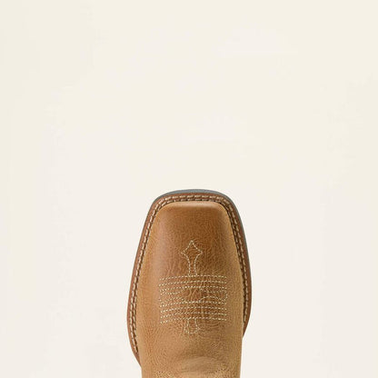Ariat Children’s/Youth Tombstone Rose & Tan Wide Square Toe Cowgirl Boots 10063835