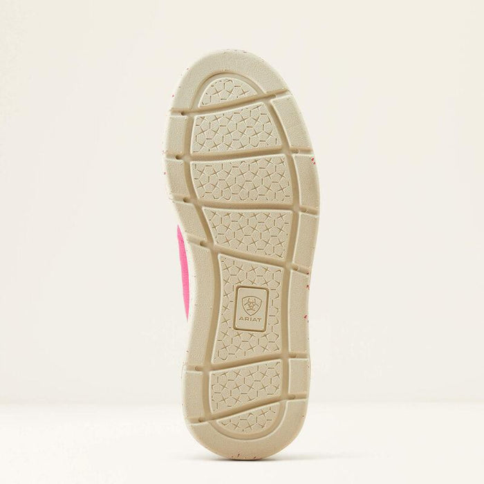 Ariat Girl's Hottest Pink Hilo Moc Toe Canvas Casual Shoes 10050909-Painted Cowgirl Western Store