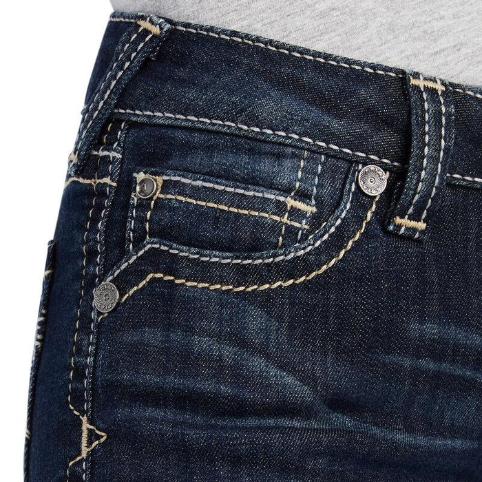 Ariat Girl's REAL Estella Wide Leg Stretch Trouser Jeans 10042214-Painted Cowgirl Western Store