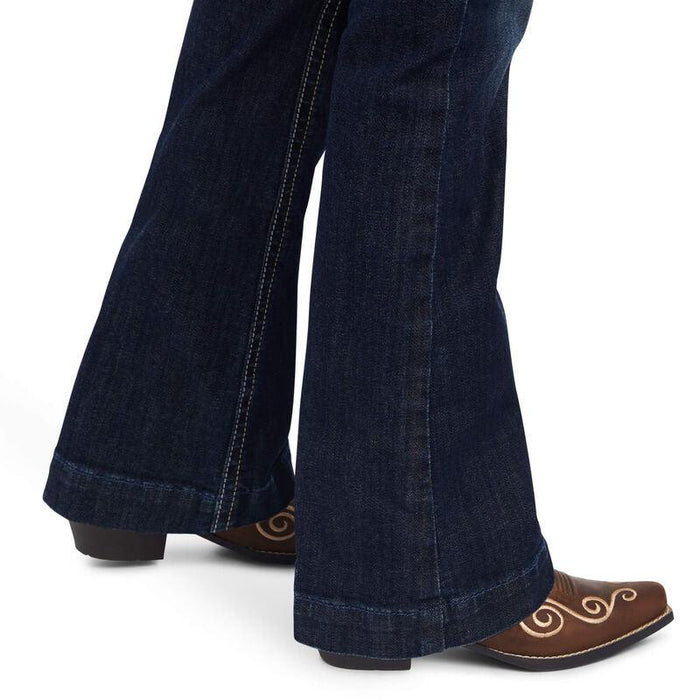 Ariat Girl's REAL Estella Wide Leg Stretch Trouser Jeans 10042214-Painted Cowgirl Western Store