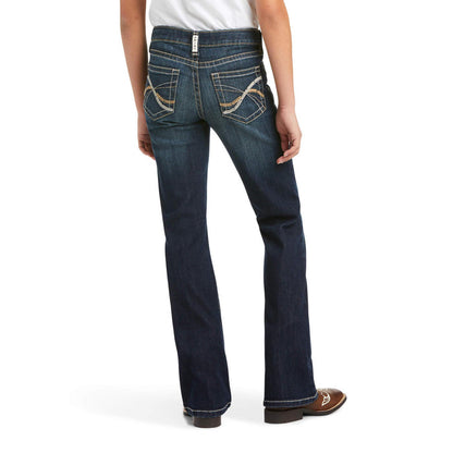 Ariat Girl's REAL Kylee Slim Boot Cut Jeans 10037941-Painted Cowgirl Western Store