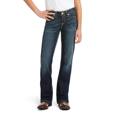 Ariat Girl's REAL Kylee Slim Boot Cut Jeans 10037941-Painted Cowgirl Western Store