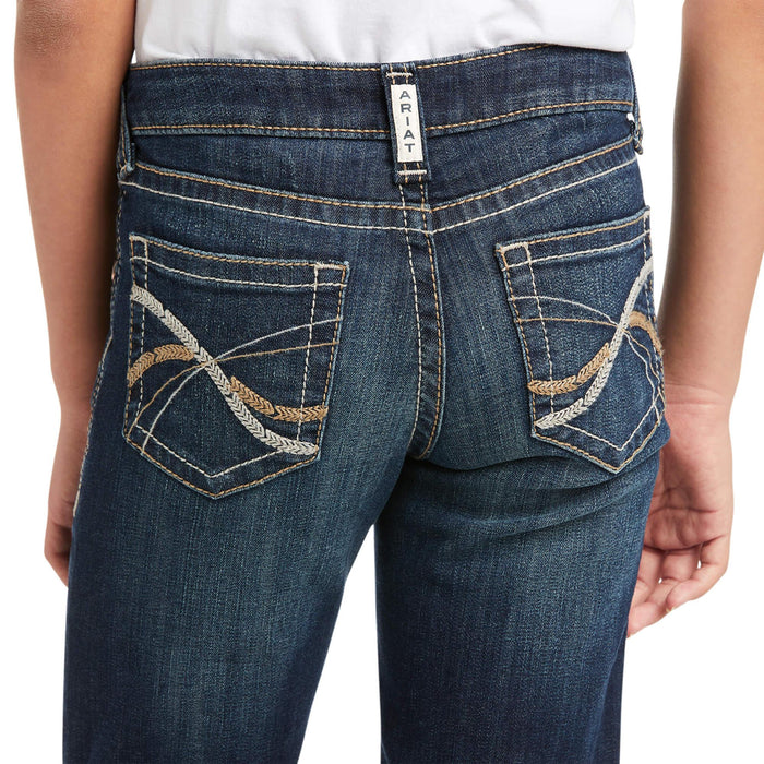 Ariat Girl's REAL Kylee Slim Boot Cut Jeans 10037941-Painted Cowgirl Western Store