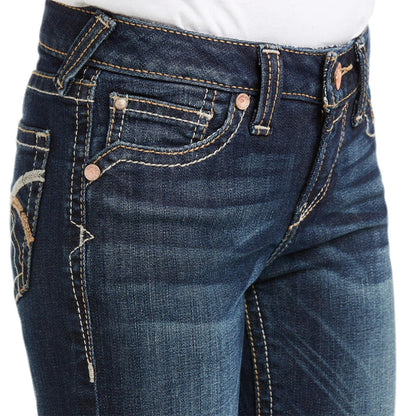 Ariat Girl's REAL Kylee Slim Boot Cut Jeans 10037941-Painted Cowgirl Western Store