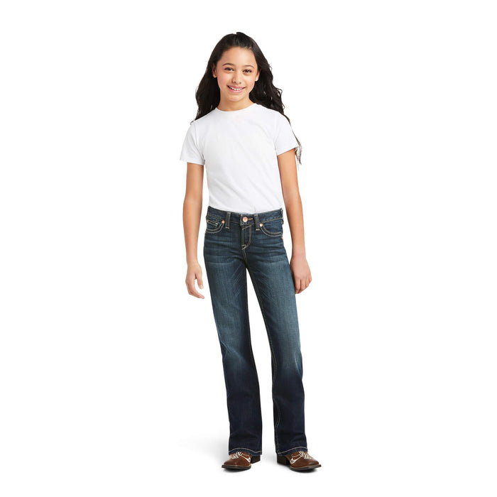 Ariat Girl's REAL Kylee Slim Boot Cut Jeans 10037941-Painted Cowgirl Western Store