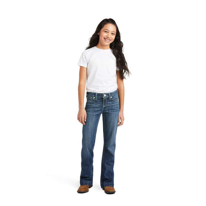 Ariat Girl's REAL Marley Stretch Fit Trouser Jeans 10037940-Painted Cowgirl Western Store